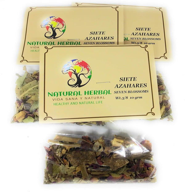 Siete Azares Hierba/Tea, 10.6 Grams, 3 Pack