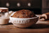 BAKERIA 9" Set Round Banneton Bread Proofing Basket with Starter Jar, Linen Liner, Bread Lame, Dough & Bench Scraper