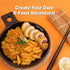 2 KINIKORA Premium Instant Rabokki Cup - Cheese Flavor, Cups, Korean Ramen & Tteokbokki, Quick and Easy Street Food