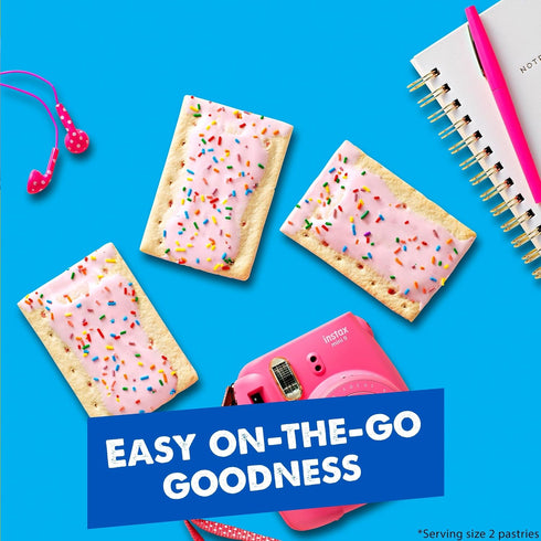 (8 Pop-Tarts Toaster Pastries, Breakfast Foods, Kids Snacks, Frosted Strawberry Milkshake Pop-Tarts)
