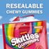Skittles Gummy 24oz Candy Original and Wild Berry Sharing Size Bags Bundle - Includes Total