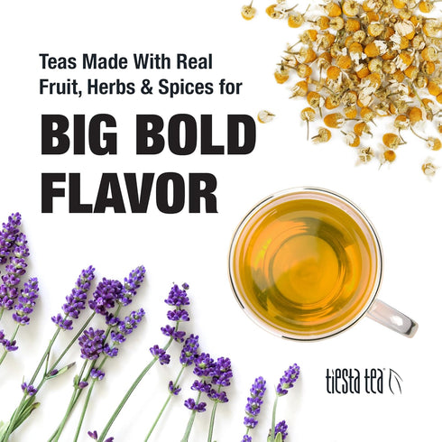 25 0.9 Tiesta Tea - Lavender Chamomile Herbal Tea, Loose Leaf, Calming Blend with Chamomile, Lavender, and Lemongrass