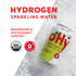 12 Pack (12oz oHy Hydrogen Sparkling Water Magnesium & Antioxidant Hydration, Zero Sugar, Zero Calories, Cherry Lime
