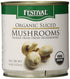 Festival instecho Organic Sliced Mushrooms, 4 Ounce (Pack of 12), Pink