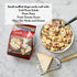 8.8 oz (4 Pack) DeLallo Three Cheese Tortellini Pasta, Bag, Made with Parmesan Cheese