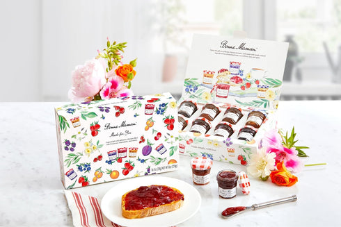 Set, 7 1 Bonne Maman "Made for You" Gift Mini Fruit Spreads and Mini Honey