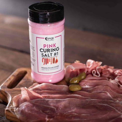No.1. 1.5 Curing Salt Quick Cure Premium Prague Powder XL Pound Bottle by SPQR Seasonings
