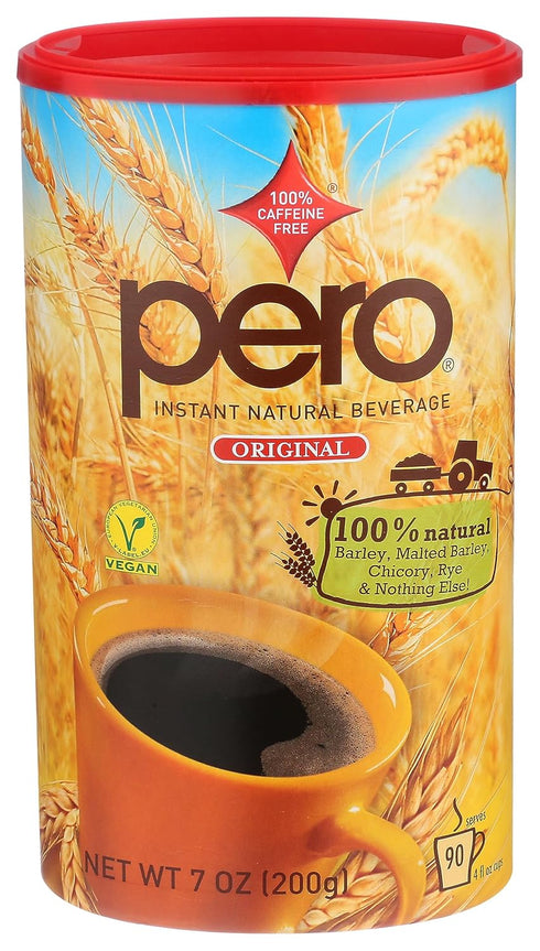 7-Ounce (Pack 6) Pero Instant Natural Beverage, Canisters