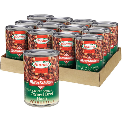 Mary Kitchen 15 (Pack 12) Hash Reduced Sodium Corned Beef, Ounce