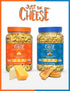 12 oz Just the Cheese Minis Cheese & Aged Cheddar Blend Crisps, Jar, Delicious Low-Carb Lifestyle Protein Chips