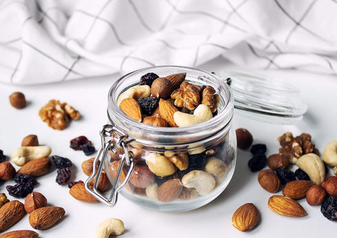 8 Food to Live Organic Go Raw Trail Mix, Ounces - Raw and Non-GMO Snack Mix Contains Walnuts, Almonds, Cashews