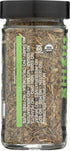 Spicely Organic Thyme 0.60 Ounce Jar Certified Gluten Free