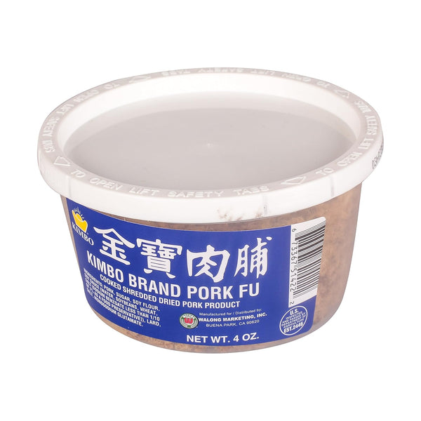 KIMBO , Pork Fu (Cooked Dried Pork), 4 oz