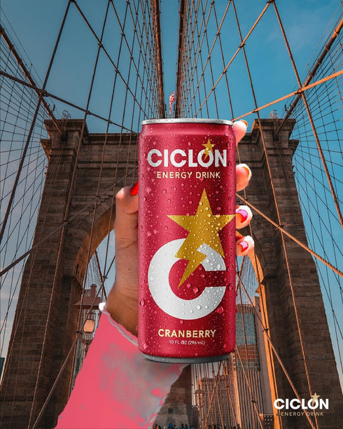 24 (10 Oz) Ciclon Energy Drink Cranberry Flavor Cans Fl
