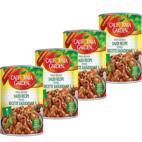 California Garden Fava Beans Saudi Recipe, 450g (4 cans)