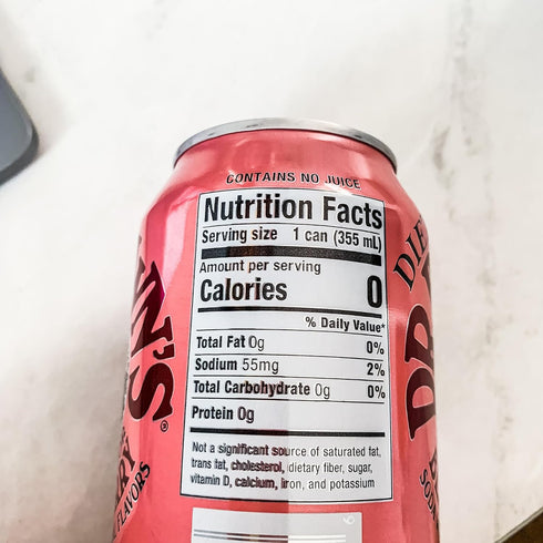 12, 12oz Dr Brown's Diet Black Cherry Soda - Smooth, Refreshing, Crisp Cherry Flavors - Cans