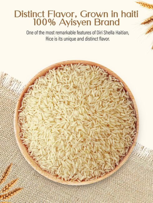 100% AYISYEN Riz Shella - Diri Shella - Rice Shella - Directly from Haiti