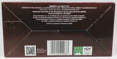 Wide Awake Coffee (32 Count, Single Serve Coffee Pods Breakfast Blend)