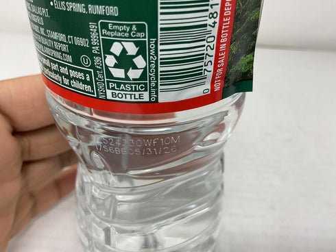 16.9-ounce 6 Count Poland Spring Brand Sparkling Natural Spring Water, plastic bottles