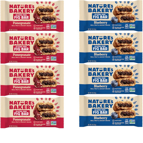 Nature's Bakery Gluten Free Fig Bar Variety Sampler - 8 Pack -