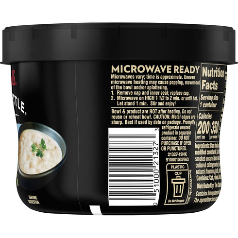 Campbell's Slow Kettle 15.5 oz. (Pack 5) Style New England Clam Chowder, Tub
