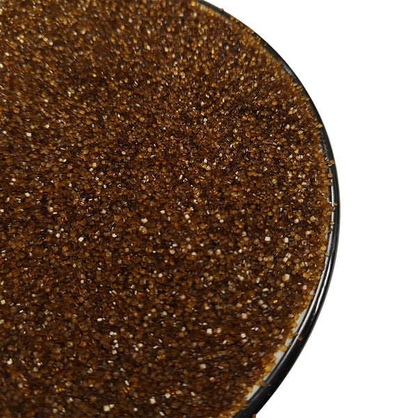 Brown Sanding Sugar Sprinkles, Brown Sugar Crystals, Edible Sparkling Sprinkles for Cake