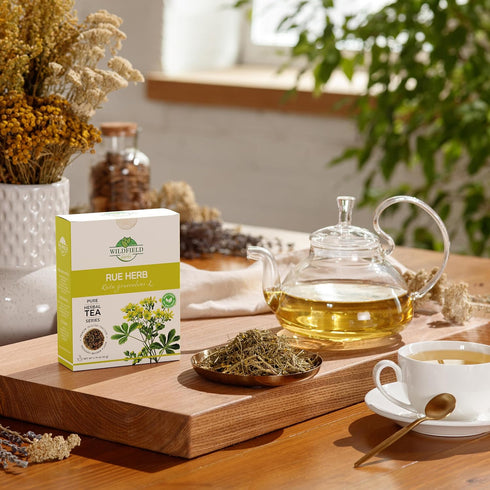 1.8 oz. 50g Ruda Rue Herb Dried Rue Tea (Ruta Graveolens) - Herbal Tea Rueda Seca Ruda Seca
