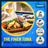 4.4 oz FinerFin Premium Zesty Lemon Yellowfin Tuna Fillets in Organic Extra Virgin Olive Oil, | Hand Cut | Gourmet