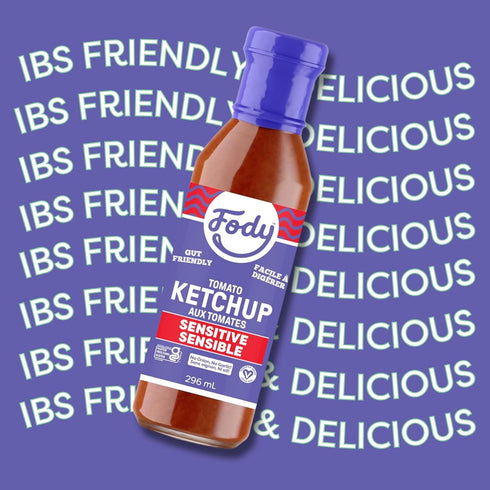 11.7 Oz (Pack 2), Fody Foods Original Tomato Ketchup, of Garlic and Onion Free, Low FODMAP Certified, Gut & IBS