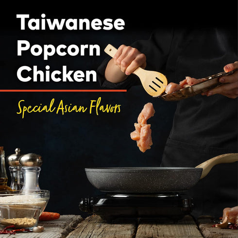 2.2lb, 1000g Top Inno Taiwanese Popcorn Chicken Powder, Fried Chicken Batter Mix, Oven Fry Chicken Coating, Chicken Fry