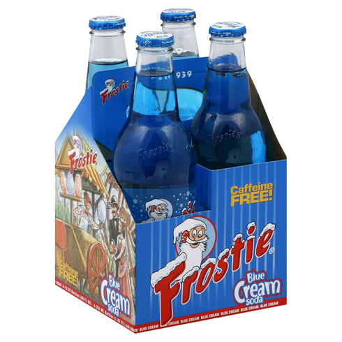 Frostie Blue Cream Soda, 12 oz (Pack of 4)