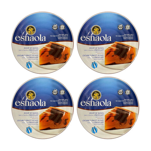 Esnaola Sweet Potato with Cocoa / Dulce Batata con Chocolate 24.6oz 4 Pack