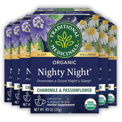Traditional Medicinals Tea, Organic Nighty Night, Relax & Get a Good Night's