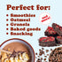 8 Food to Live Organic Sweet Cacao Nibs, Ounces Non-GMO, Lightly Sweetened with Coconut Sugar, Raw, Non-Irradiated