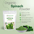 100% Immune 1 lb Z Natural Foods Organic Spinach Powder - Pure & Nutrient-Dense Dried Raw Spinach Leaves for & Energy