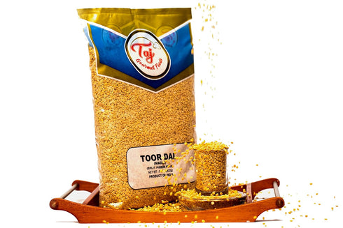 TAJ Gourmet Foods (2-Pounds) TAJ Premium Indian Toor Dal Kori, Unoily, Madhi