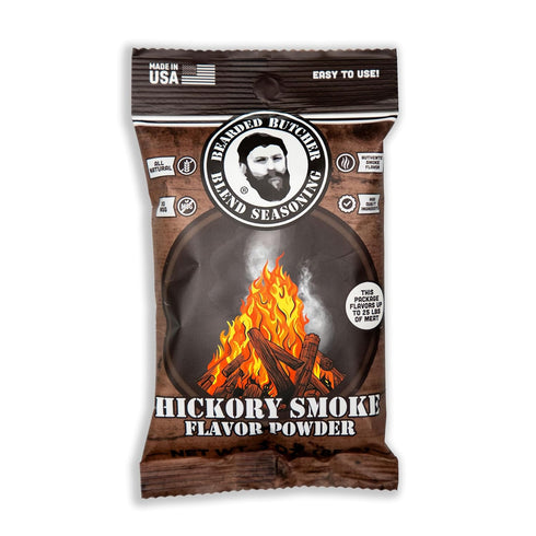 Bearded Butchers Hickory Smoke Flavor Powder, 3 oz - Natural Smoke Flavor,