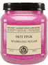India Tree, Hot Pink Sparkling Sugar, Canister | Shimmery Sugar Sprinkles for