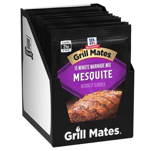 McCormick Grill Mates Mesquite Marinade Mix, 1.06 oz (12 Pack)
