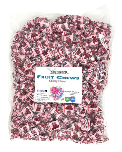 Cherry Flavored Fruit Chews, 2 Pounds Bulk