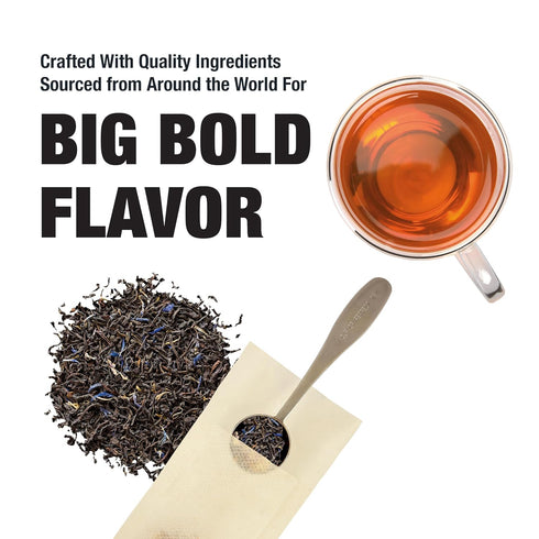 25 1.7 Tiesta Tea - Earl Grey de la Crme, Premium Loose Leaf Tea Blends, Caffeinated Black, Make Hot or Iced & Brews Up