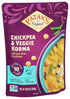 10.05 (Pack 1) Patak's Chickpea & Veggie Korma, Mild & Creamy Curry with Coconut, Chickpeas & Green Beans, Ready to Eat
