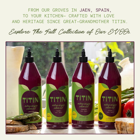 2Ltr 1 2025 TITIN Extra Virgin Olive Oil for Everyday Cooking, x Unit , High Polyphenol, First Harvest Cold-Pressed