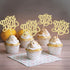 Ephlyn 30Pcs Countdown One More Day Cupcake Toppers Glitter Wedding Rehearsal Dinner Cupcake Picks Decoration