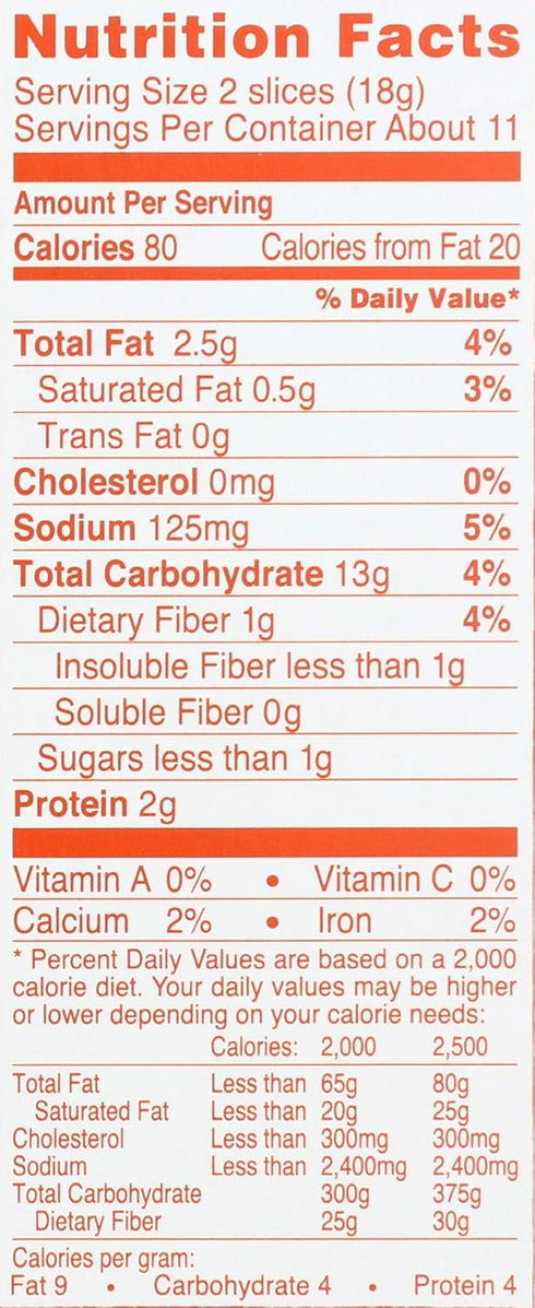 6.7 (Pack 1) Wasa Flatbread Thins Crackers, Sesame and Sea Salt, Ounce