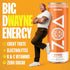 12 (Pack 12) ZOA Zero Sugar Energy Drinks - Wild Orange | Healthy Energy Formula with Natural Caffeine, Daily Vitamin