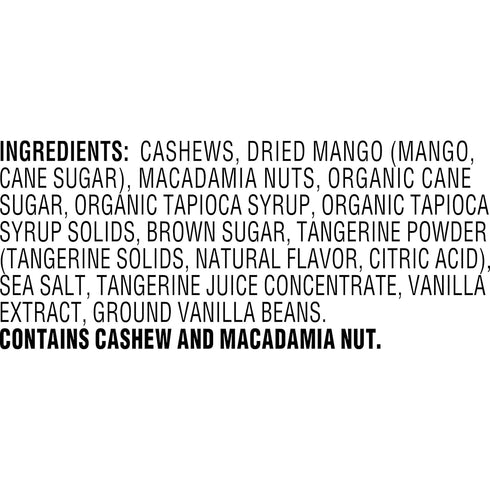 4 Sahale Snacks Tangerine Vanilla Cashew Macadamia Glazed Mix, Ounces