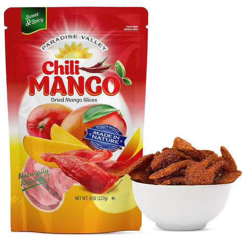Paradise Valley Dried Mango Slices - Delicious Texture Soft & Juicy Low Sugar Added