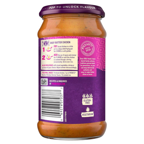 15 oz (208816) Patak's Butter Chicken Sauce Mild