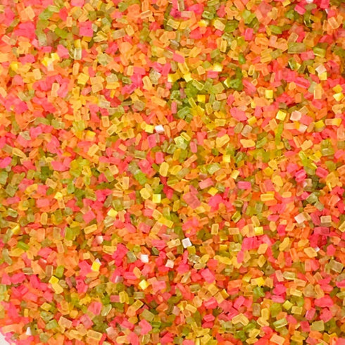 COOL MOM SPRINKLES Tropical Cocktail Sugar Sprinkles (4 oz.) - Hawaiian Luau Themed Sugar for Decorating Desserts